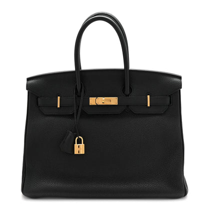 Hermes Togo Birkin 35 Black 1 of 10