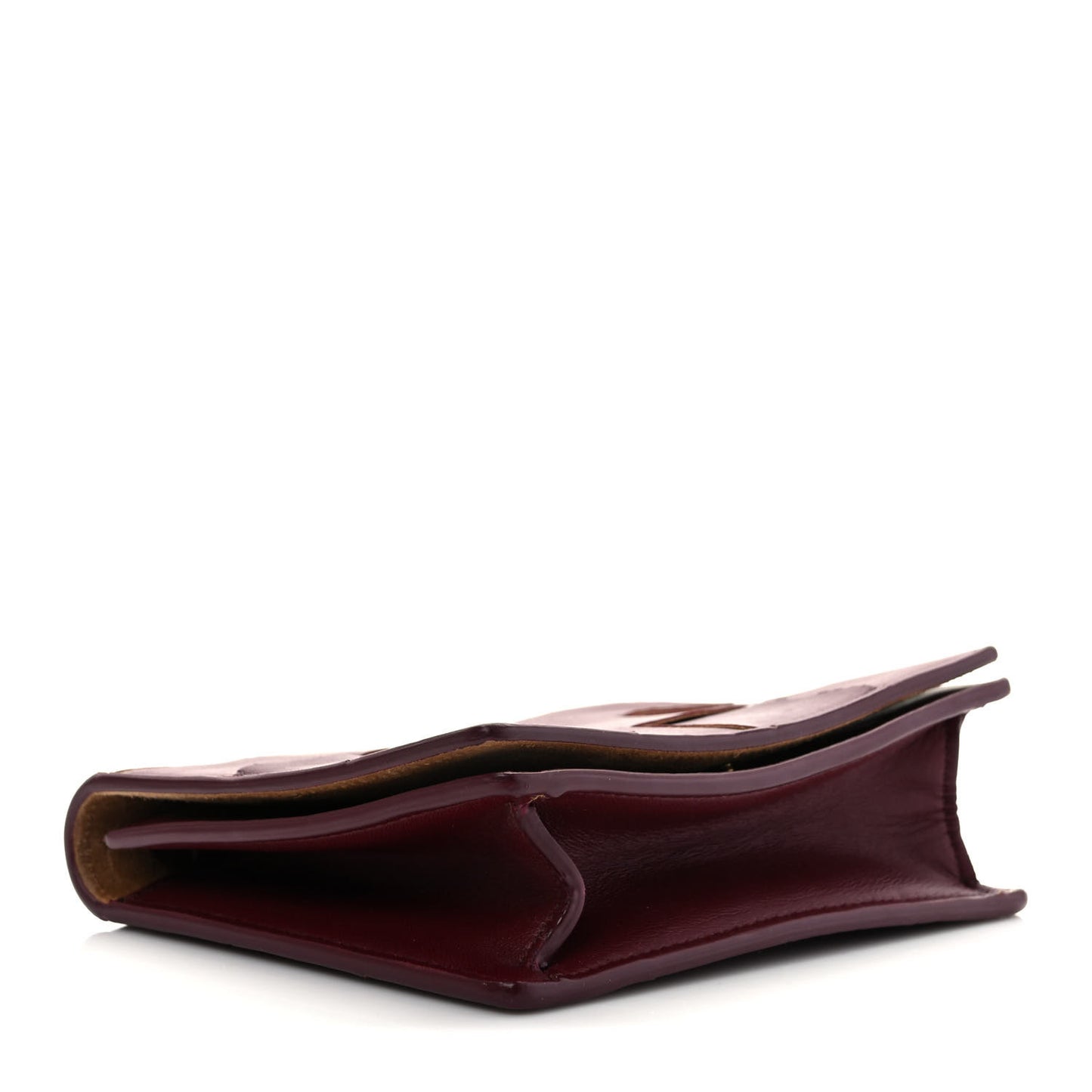 Nappa Maxi Intrecciato Mini Cassette Crossbody Bordeaux