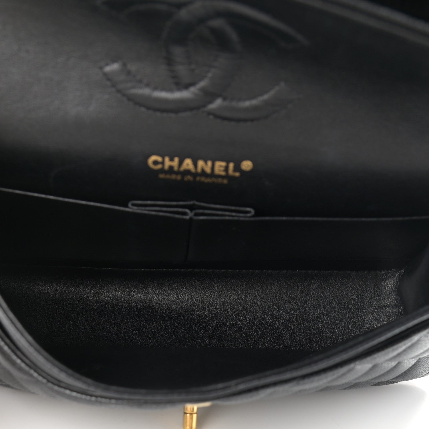 Chanel Caviar Quilted Medium Double Flap Black 5 of 10