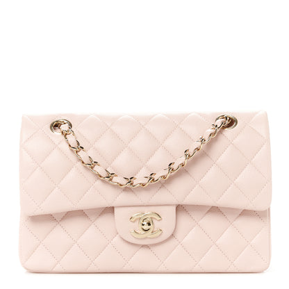 Chanel Caviar Quilted Small Double Flap Light Pink 1 of 13