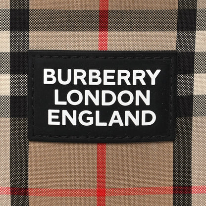 Burberry Canvas Calfskin Vintage Check Freddie Crossbody Bag Archive Beige 11 of 19