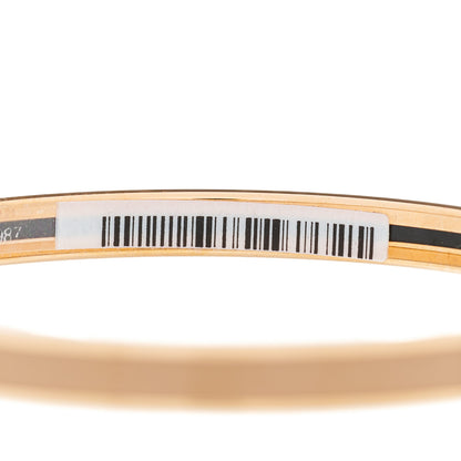 Hermes Enamel Uni Bangle 65 Chataigne 3 of 6