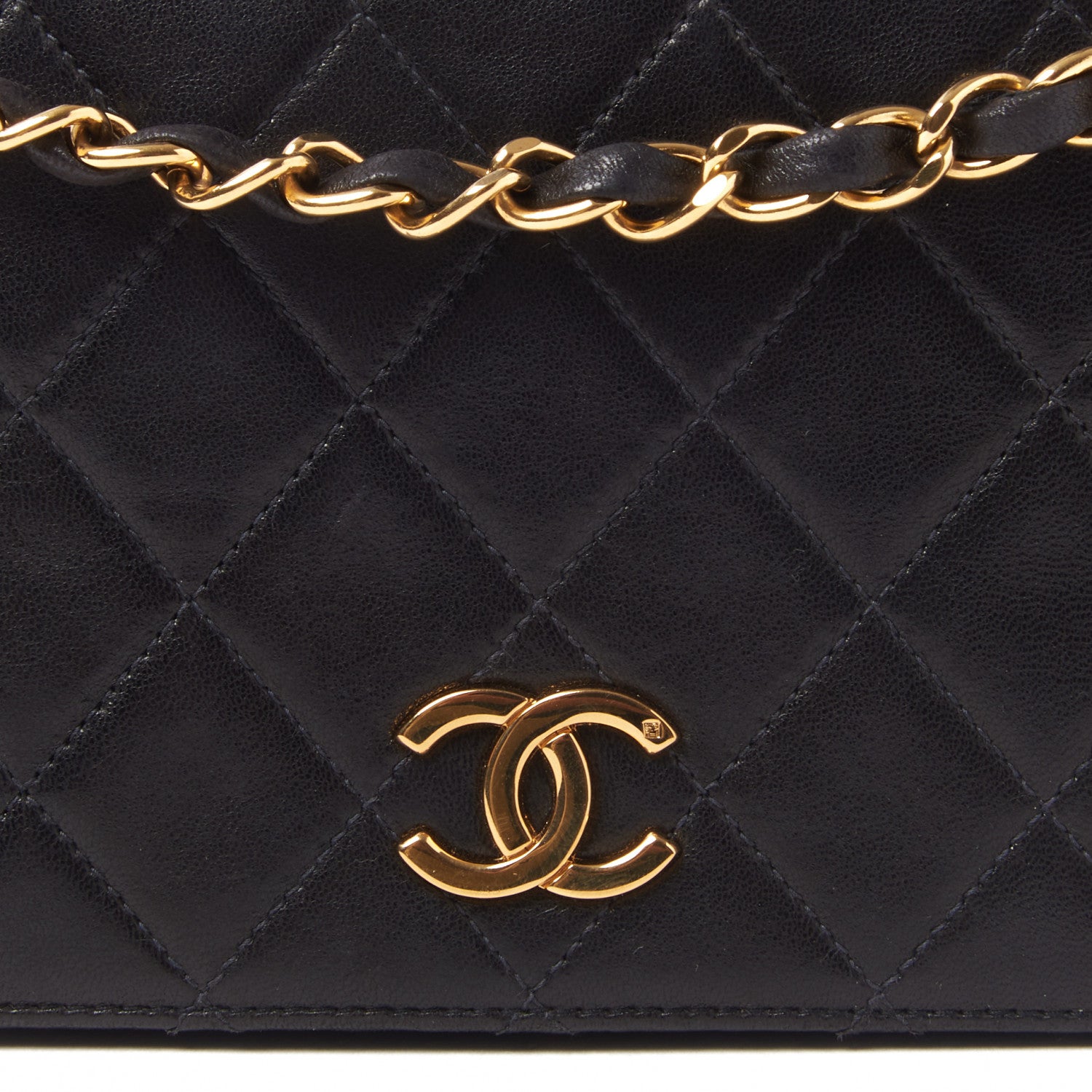 Chanel Lambskin Quilted Small Single Flap Black 7 of 9