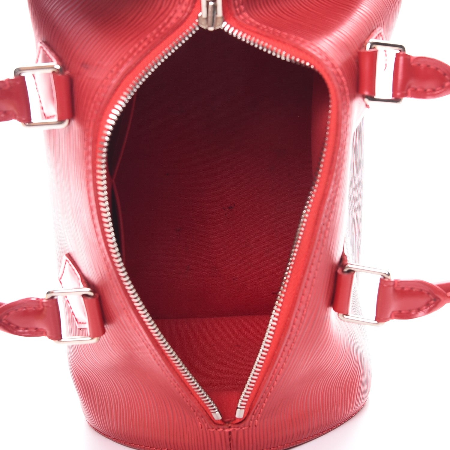 Louis Vuitton Epi Speedy 25 Rouge 5 of 17