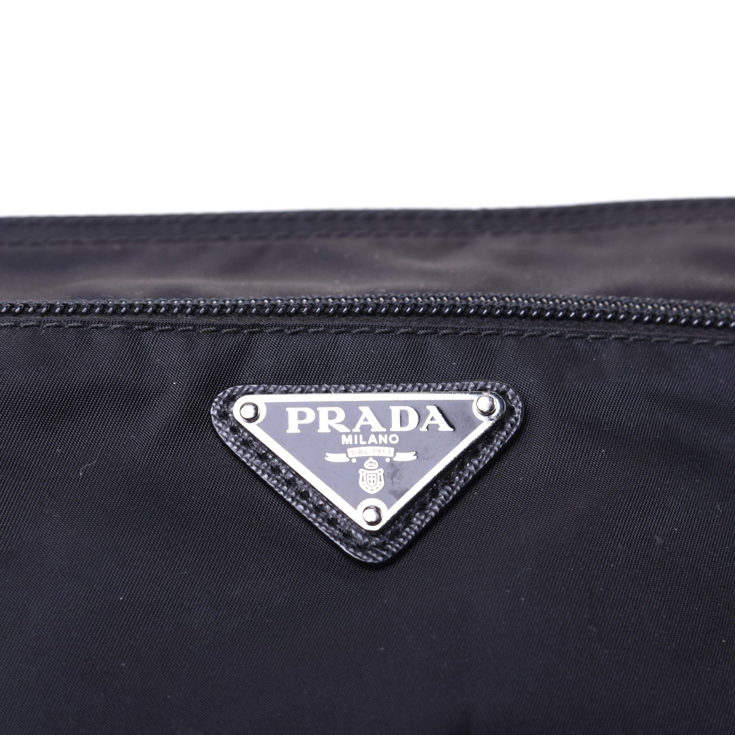 Nylon Tessuto Vela Messenger Bag Black