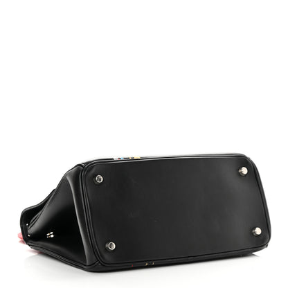 Christian Dior Smooth Calfskin Small Tri-Color Be Dior Flap Black Red White 4 of 17
