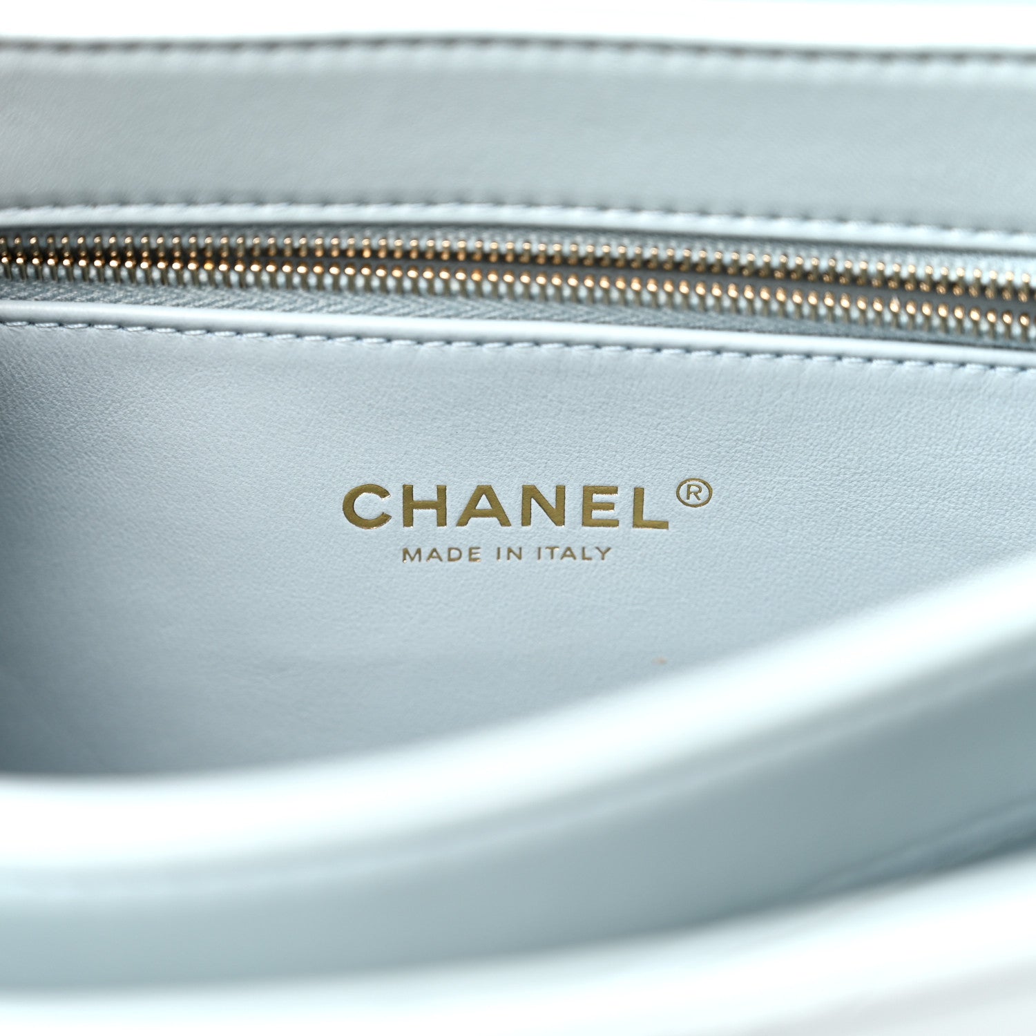 Chanel Lambskin Quilted Small Trendy CC Flap Dual Handle Bag Light Blue 6 of 11