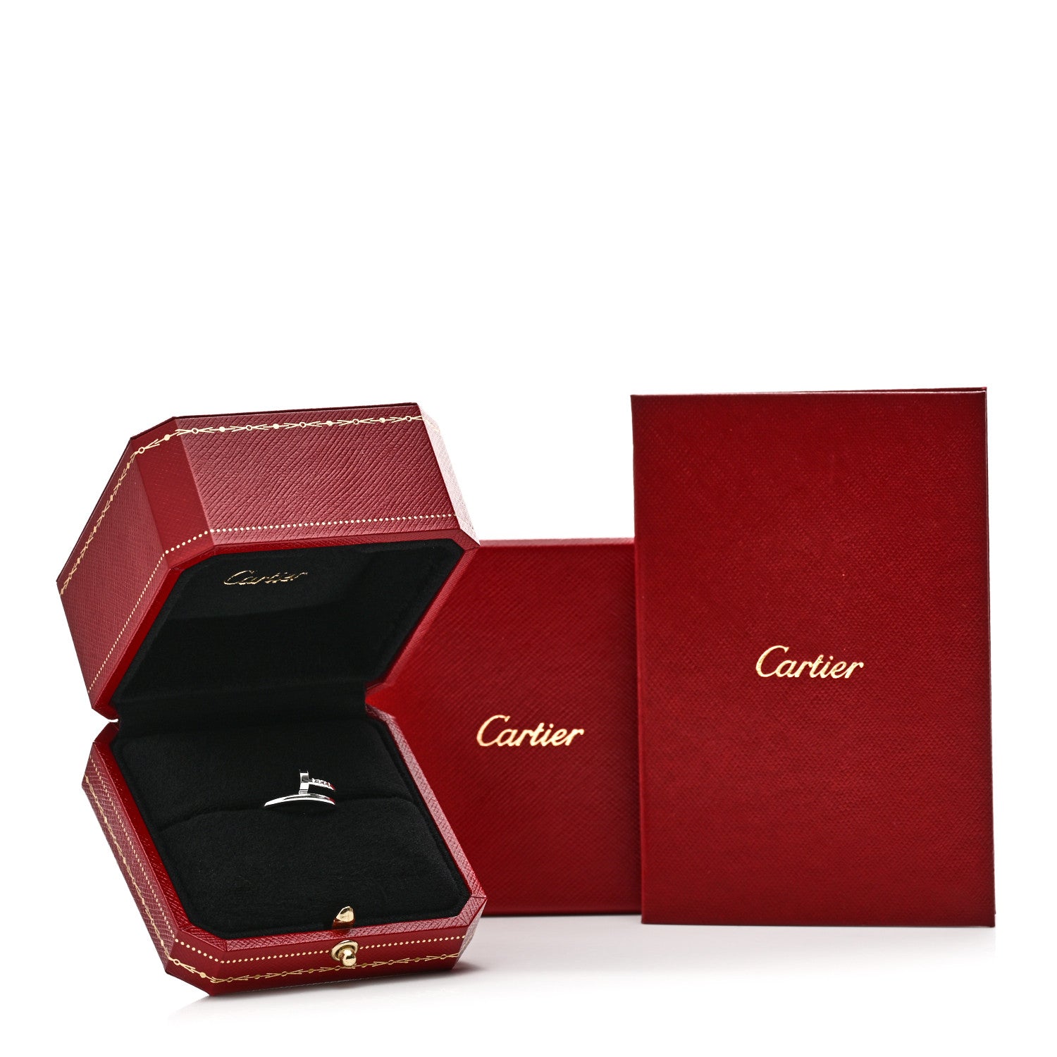 Cartier 18K White Gold Small Juste Un Clou Ring 50 5.25 5 of 5