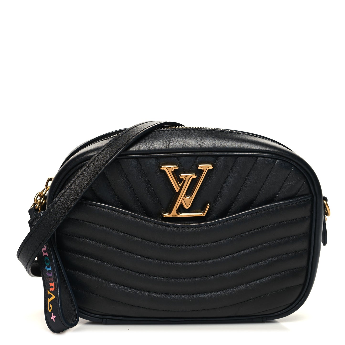 Calfskin New Wave Camera Bag Black