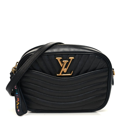 Louis Vuitton Calfskin New Wave Camera Bag Black 1 of 10