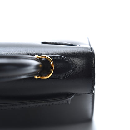 Hermes Box Kelly Sellier 25 Black 32 of 38