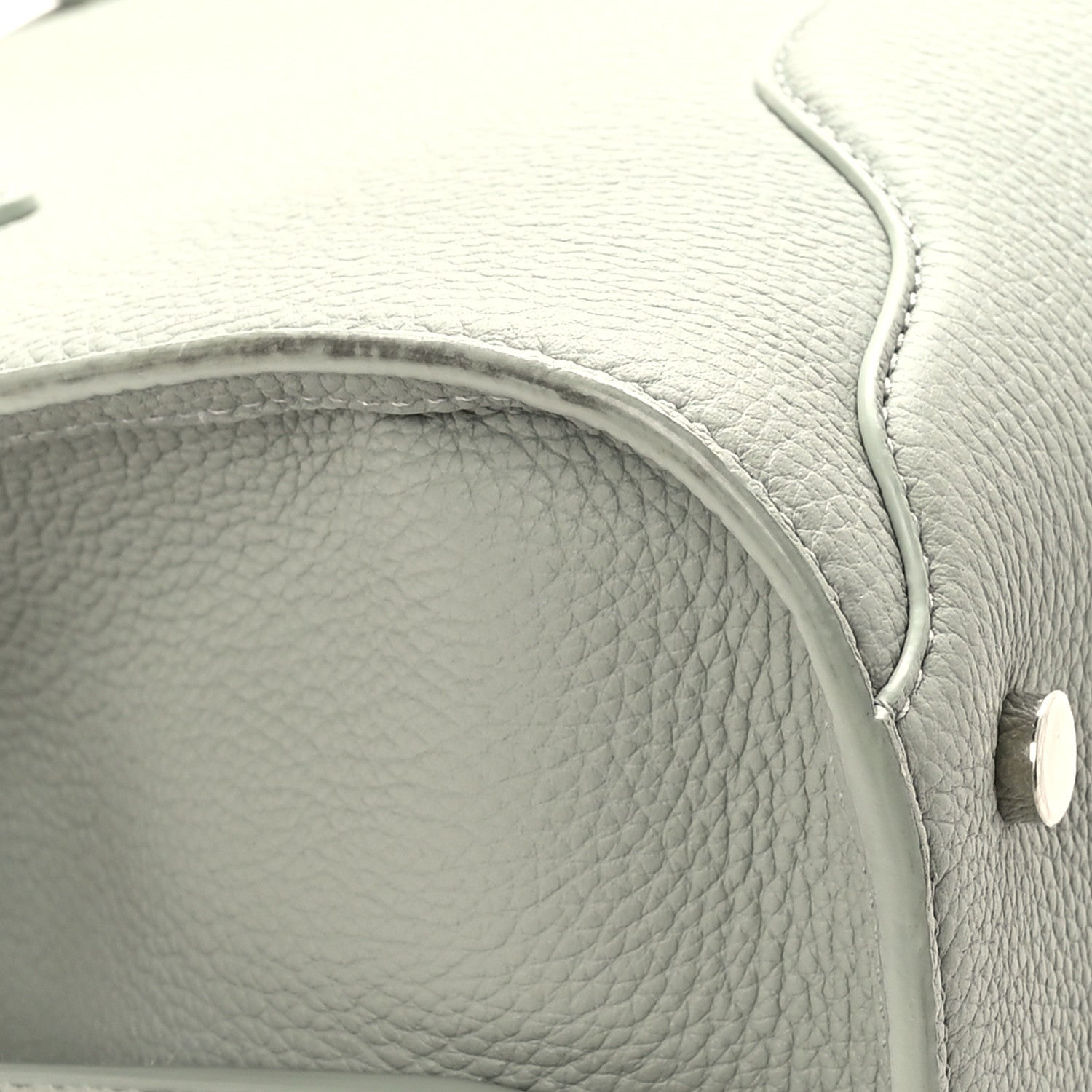 Loro Piana Grained Calfskin Medium Sesia Eucalyptus 8 of 11