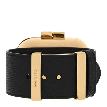 Prada Saffiano Metal Wrist Case M Gold 4 of 10