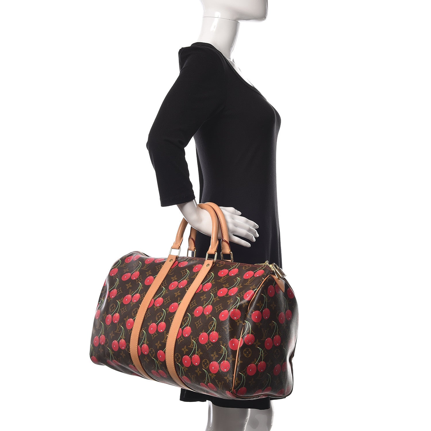 Louis Vuitton Monogram Cerises Keepall 45 2 of 9