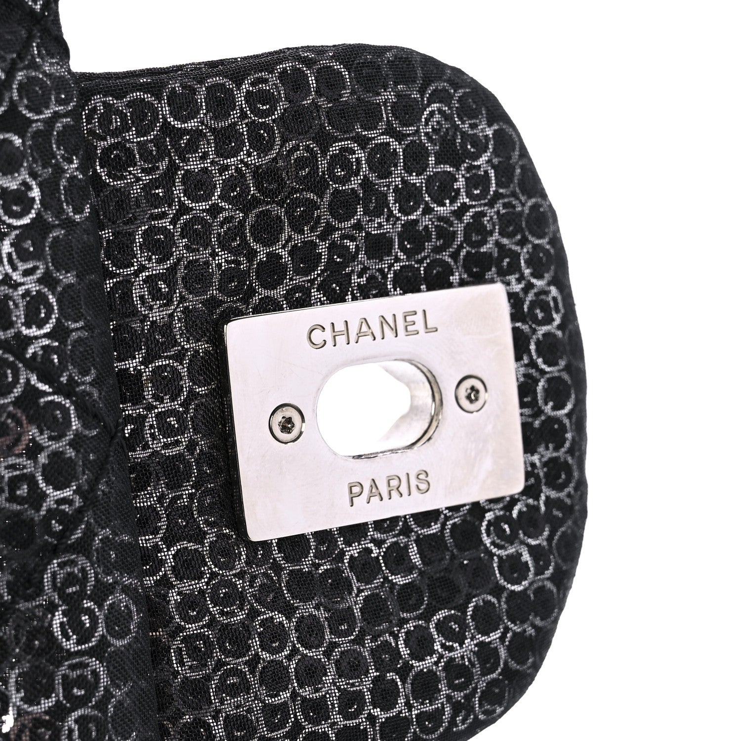Chanel Hidden Sequin Maxi Flap Black 6 of 9