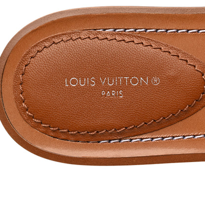 Louis Vuitton Monogram Spring in the City Lock It Flat Mule 36 Sunrise Pastel 8 of 8