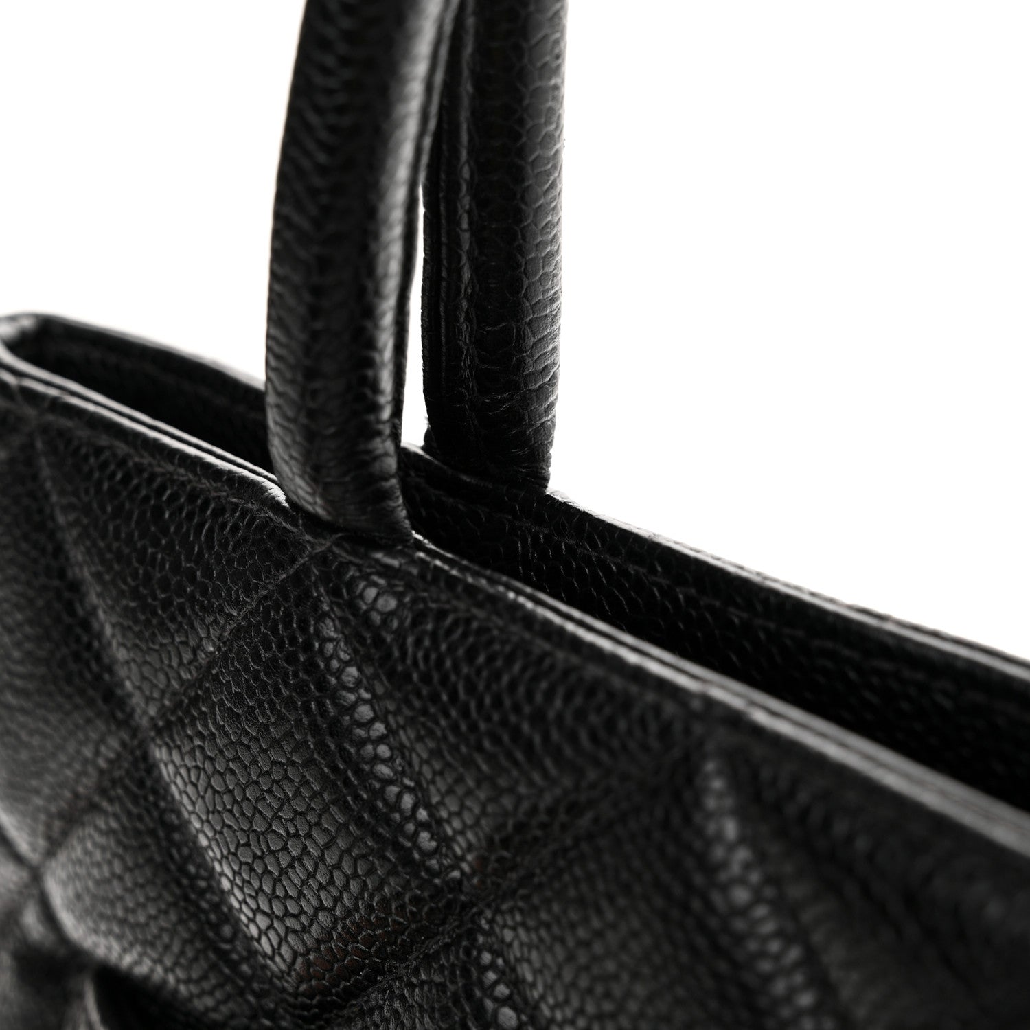 Chanel Caviar Quilted Medallion Tote Black 17 of 20