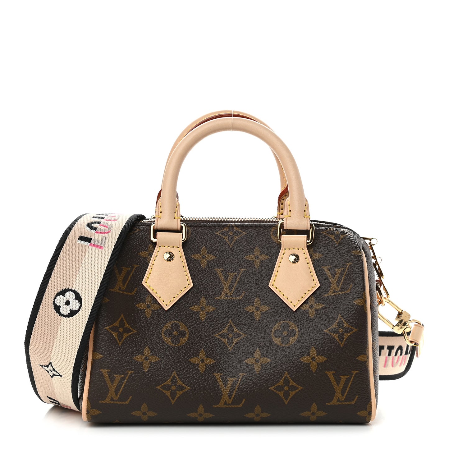 Monogram Speedy Bandouliere 20 Black