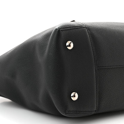 Louis Vuitton Veau Cachemire Snakeskin Soft Lockit MM Black 8 of 9