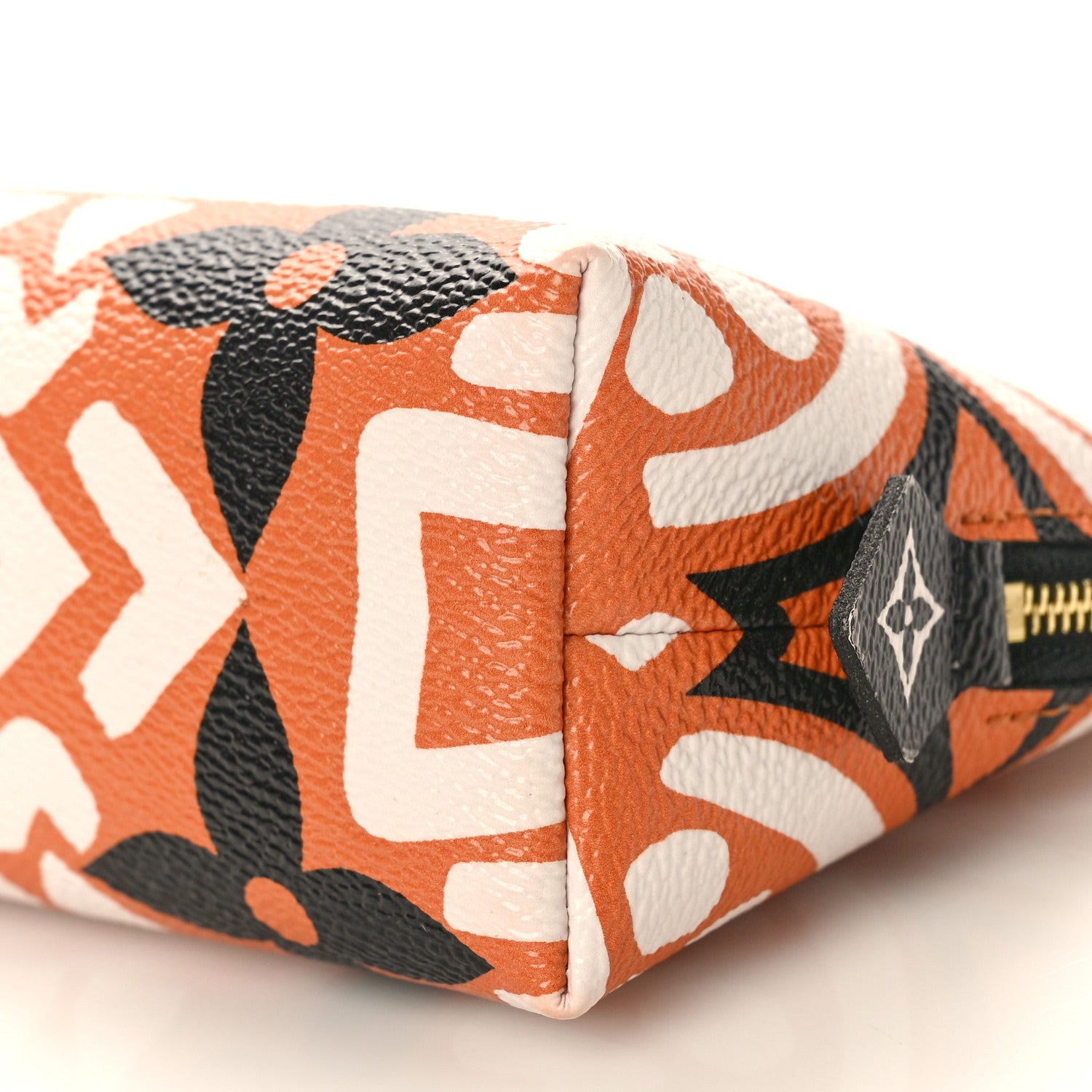 Louis Vuitton Monogram Giant Crafty Cosmetic Pouch Creme Caramel 9 of 11
