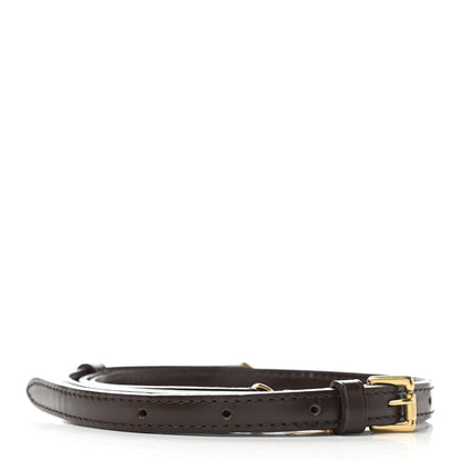 Louis Vuitton Calfskin 16mm Adjustable Shoulder Strap Brown 2 of 7