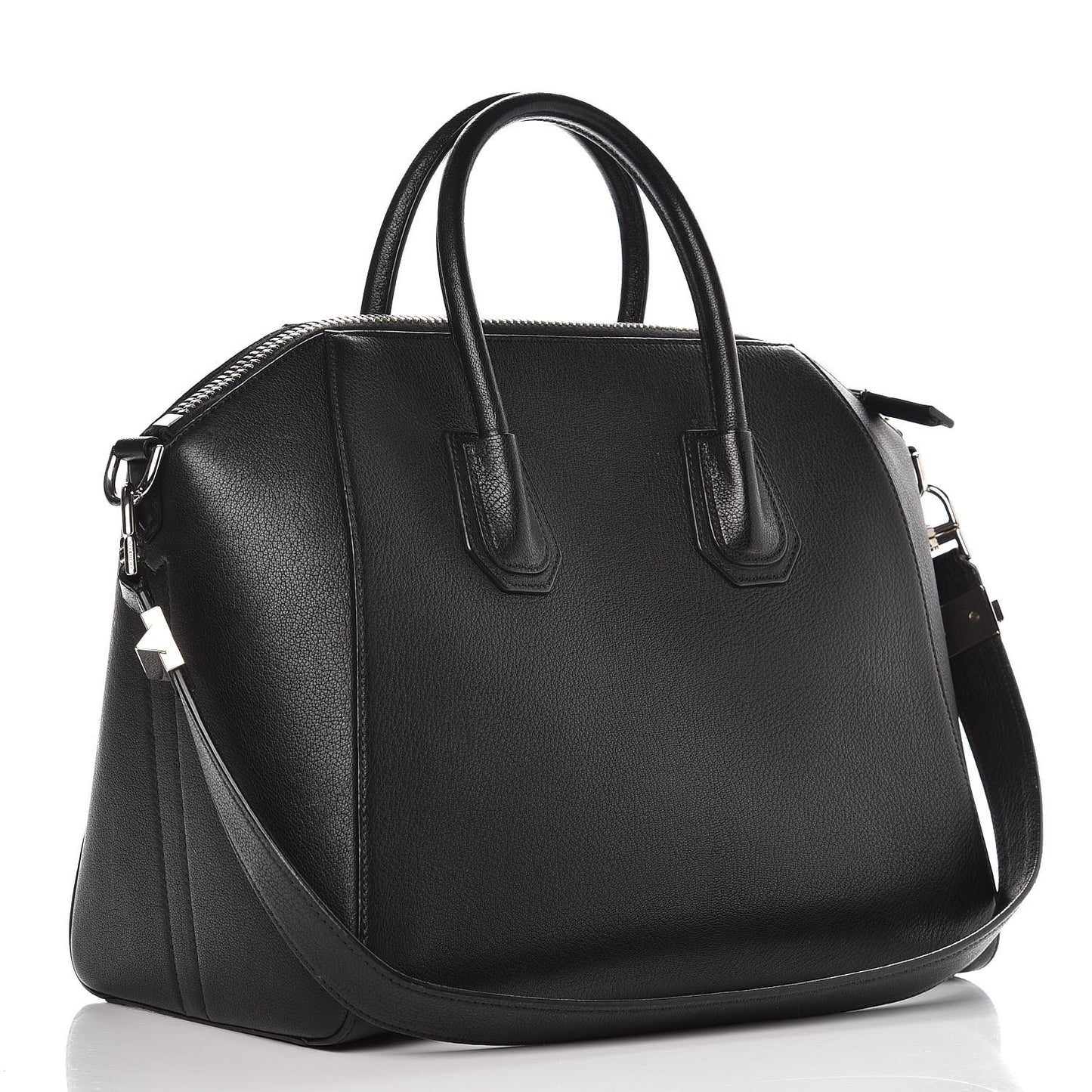 Sugar Goatskin Medium Antigona Black