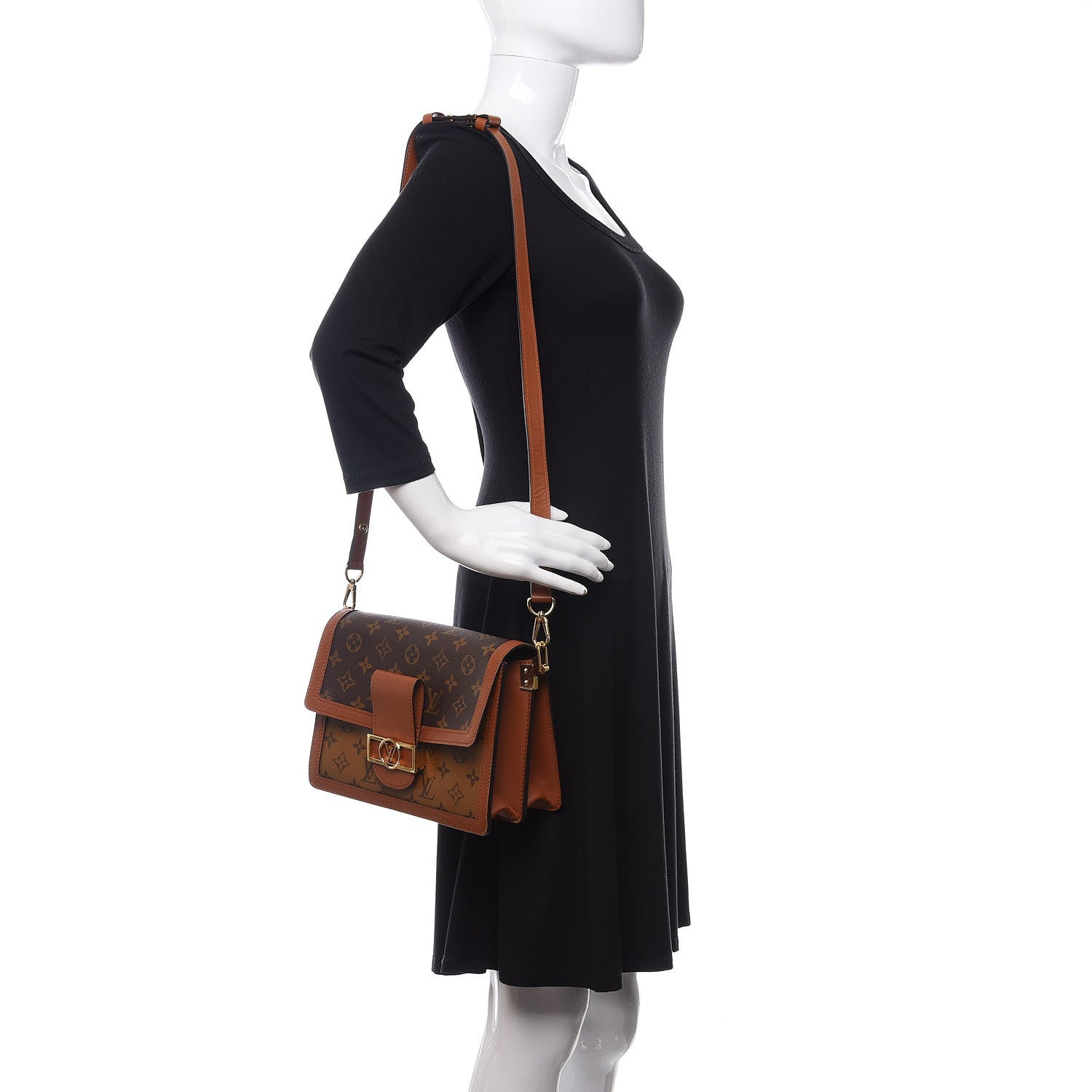 Louis Vuitton Reverse Monogram Dauphine MM 2 of 9