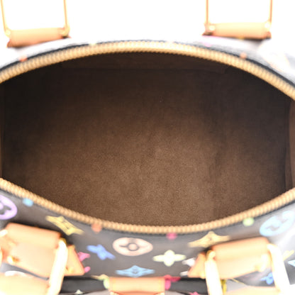 Louis Vuitton Monogram Multicolor Speedy 30 Black 5 of 11