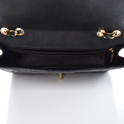 Chanel Caviar Quilted Jumbo Single Flap Black 5 of 9
