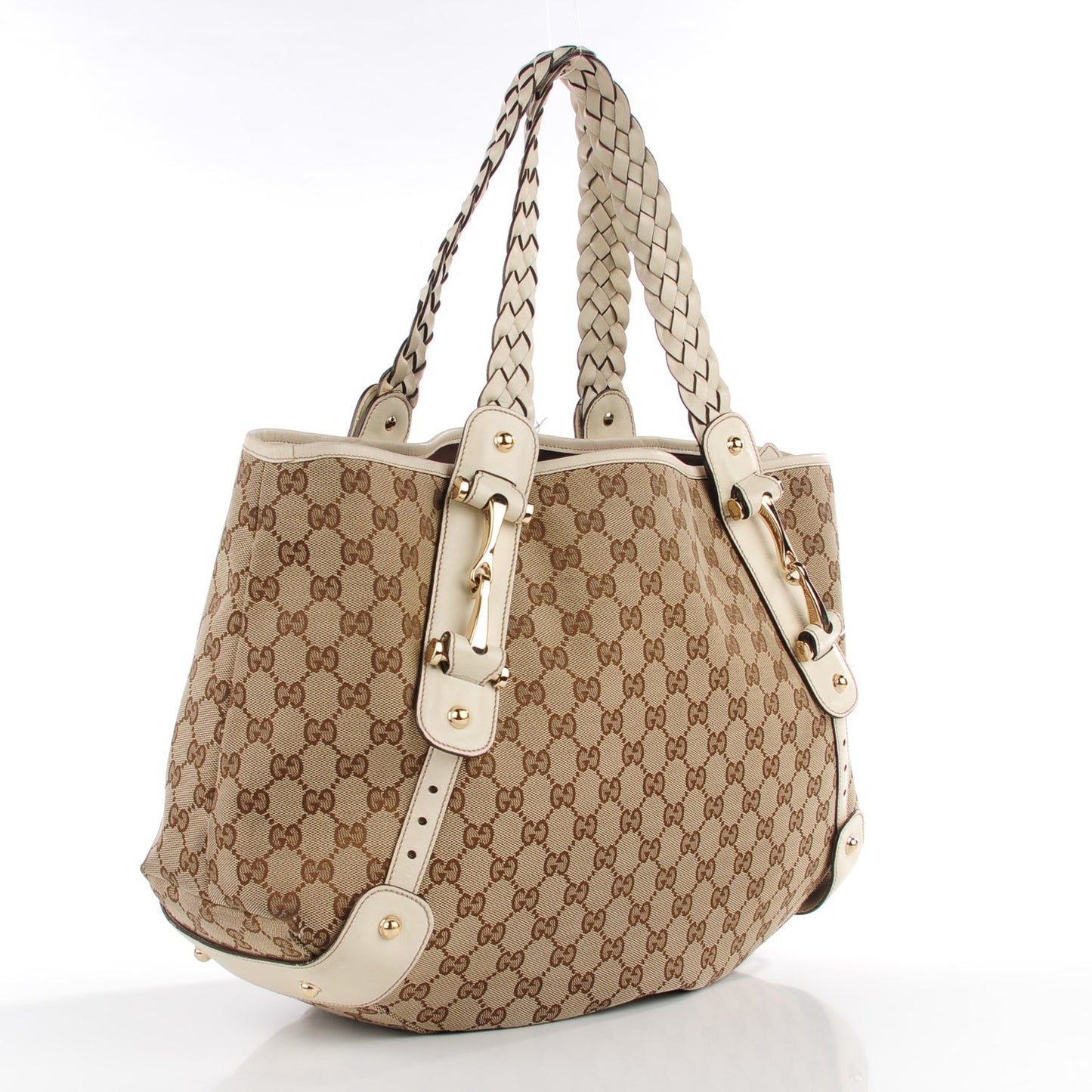 Monogram Medium Pelham Shoulder Bag Off White