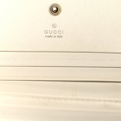 Gucci Guccissima Cherries Card Case Wallet White 11 of 13