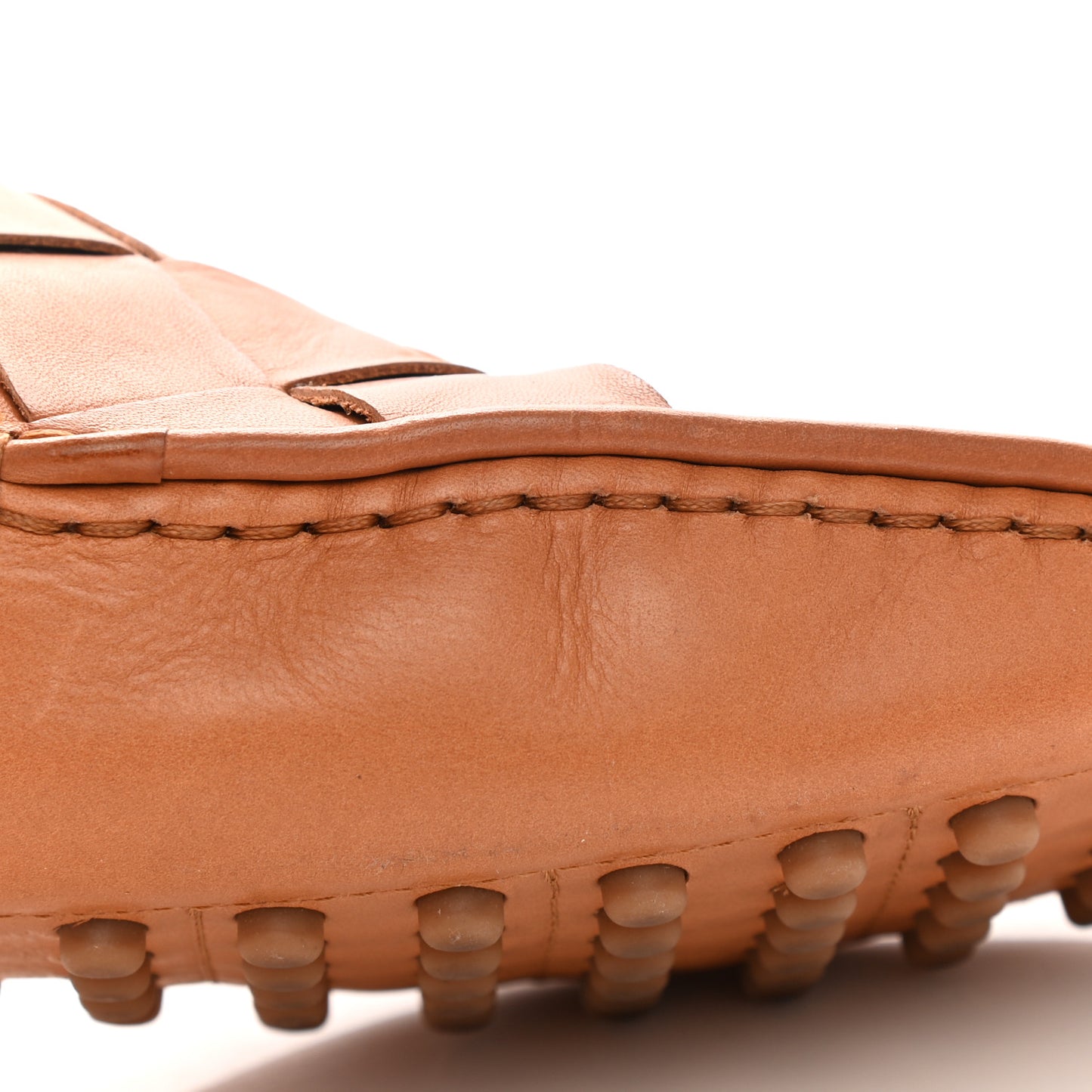 Nappa Intrecciato Slipper Mules 38 Brown
