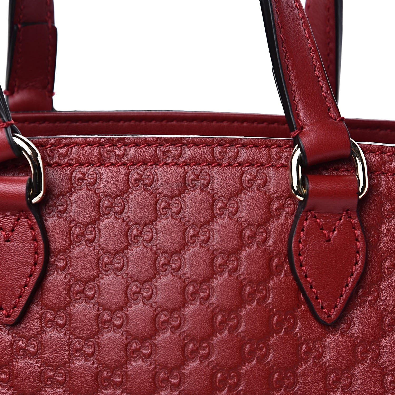 Gucci Microguccissima Small Bree Tote Red 10 of 10