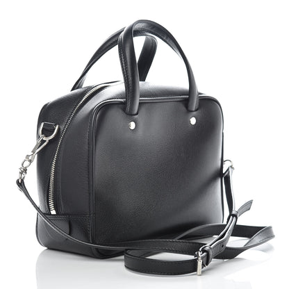 Balenciaga Shiny Day Calfskin XS Triangle Square Bag Black 2 of 10