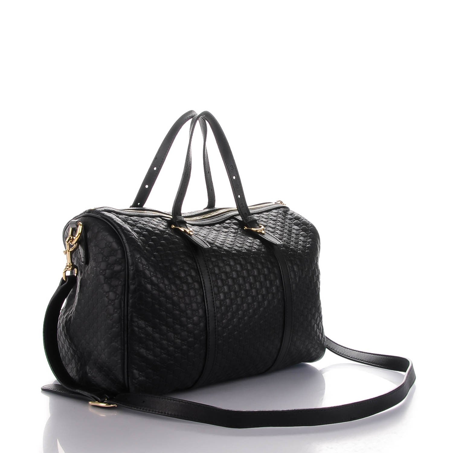 Gucci Soft Microguccissima Medium Nice Boston Black 3 of 9