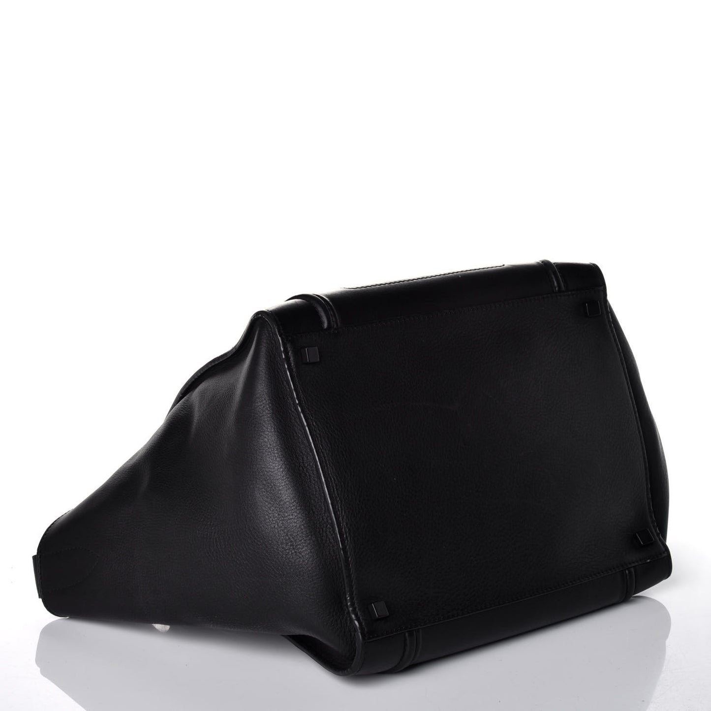 Supple Calfskin Medium Phantom Luggage Black