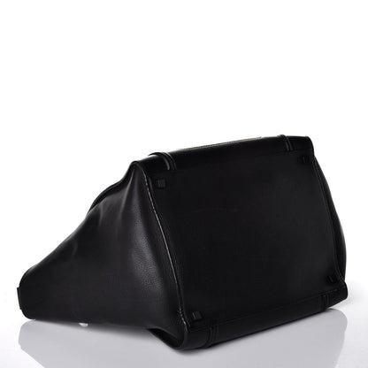 Celine Supple Calfskin Medium Phantom Luggage Black 4 of 9