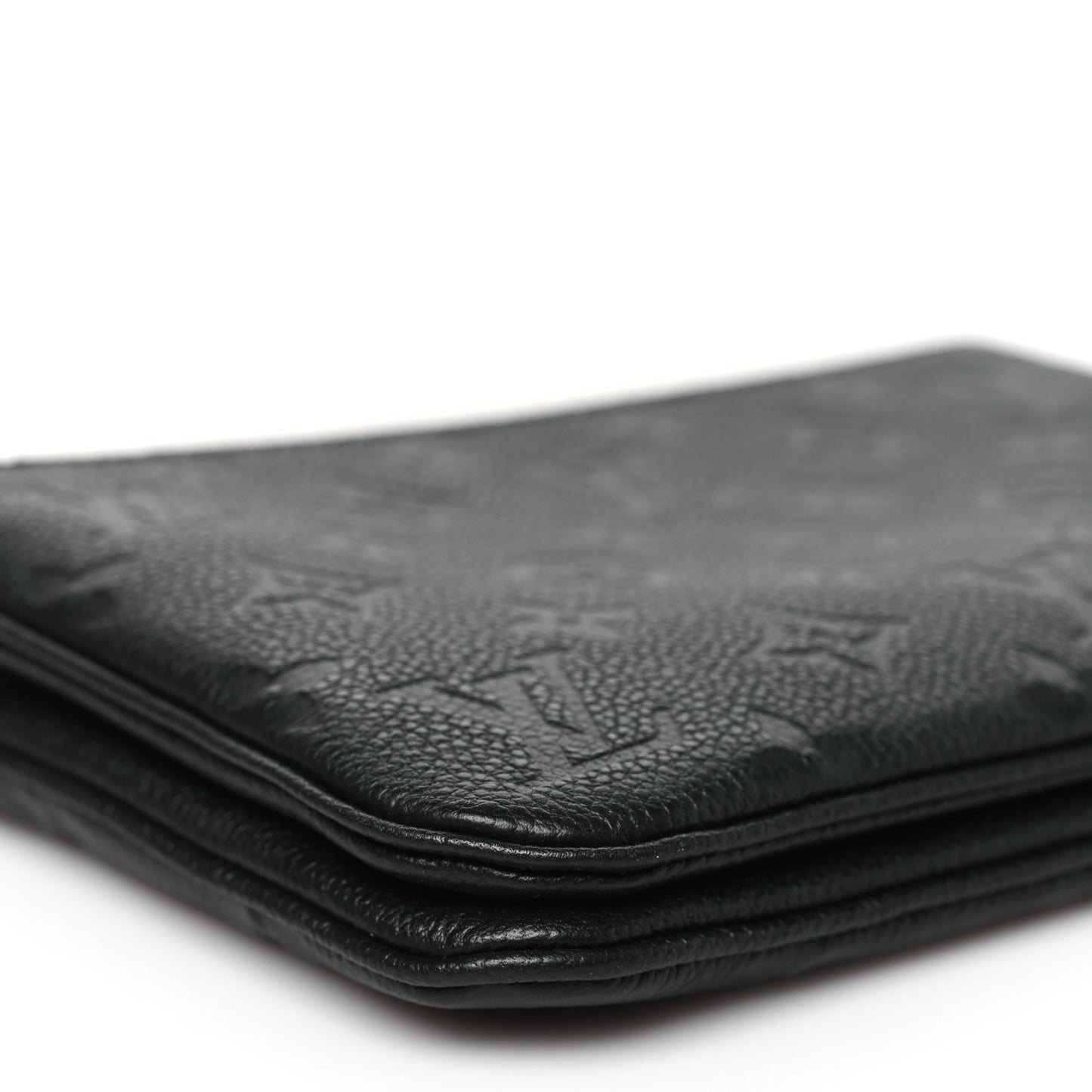 Empreinte Double Zip Pochette Black