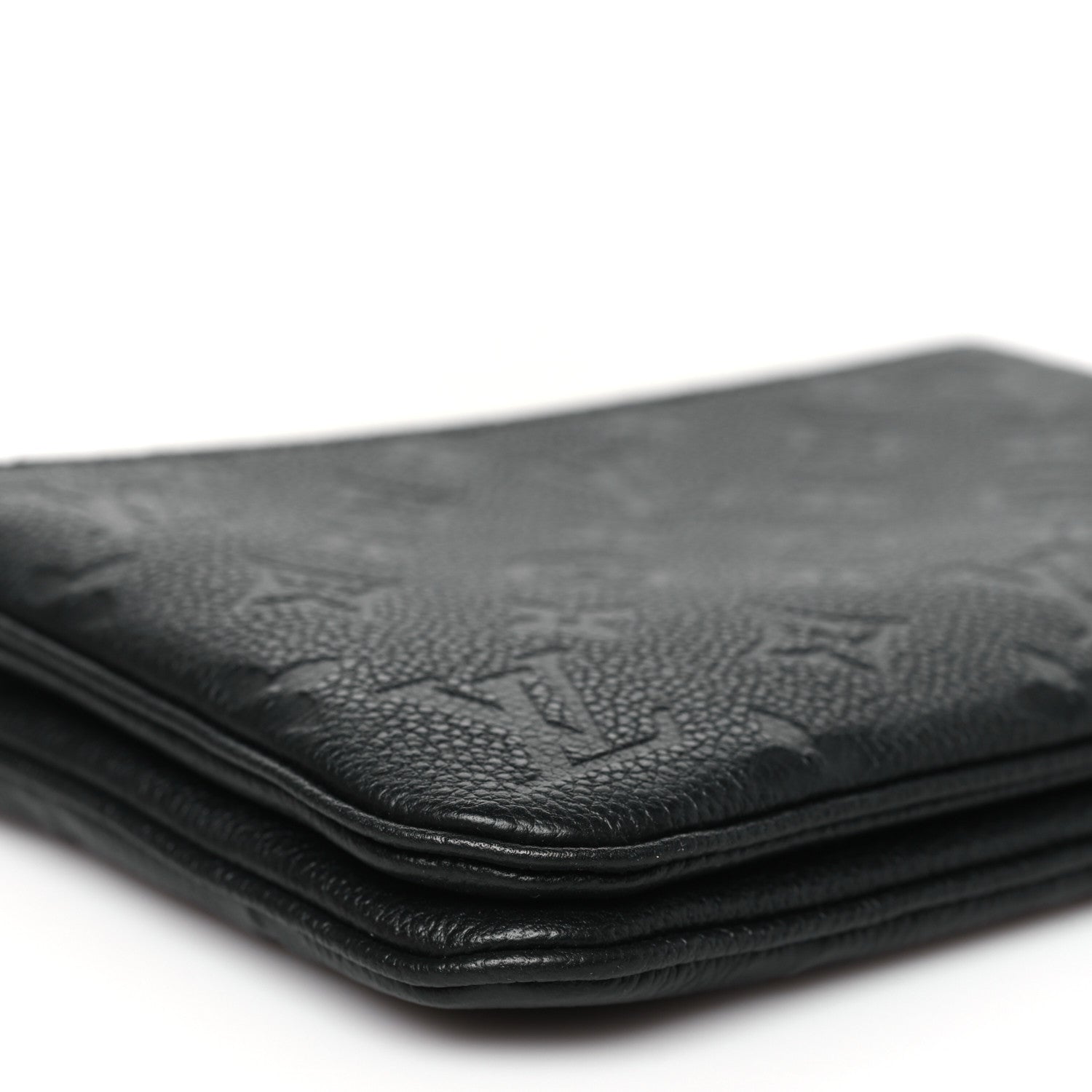 Louis Vuitton Empreinte Double Zip Pochette Black 9 of 11