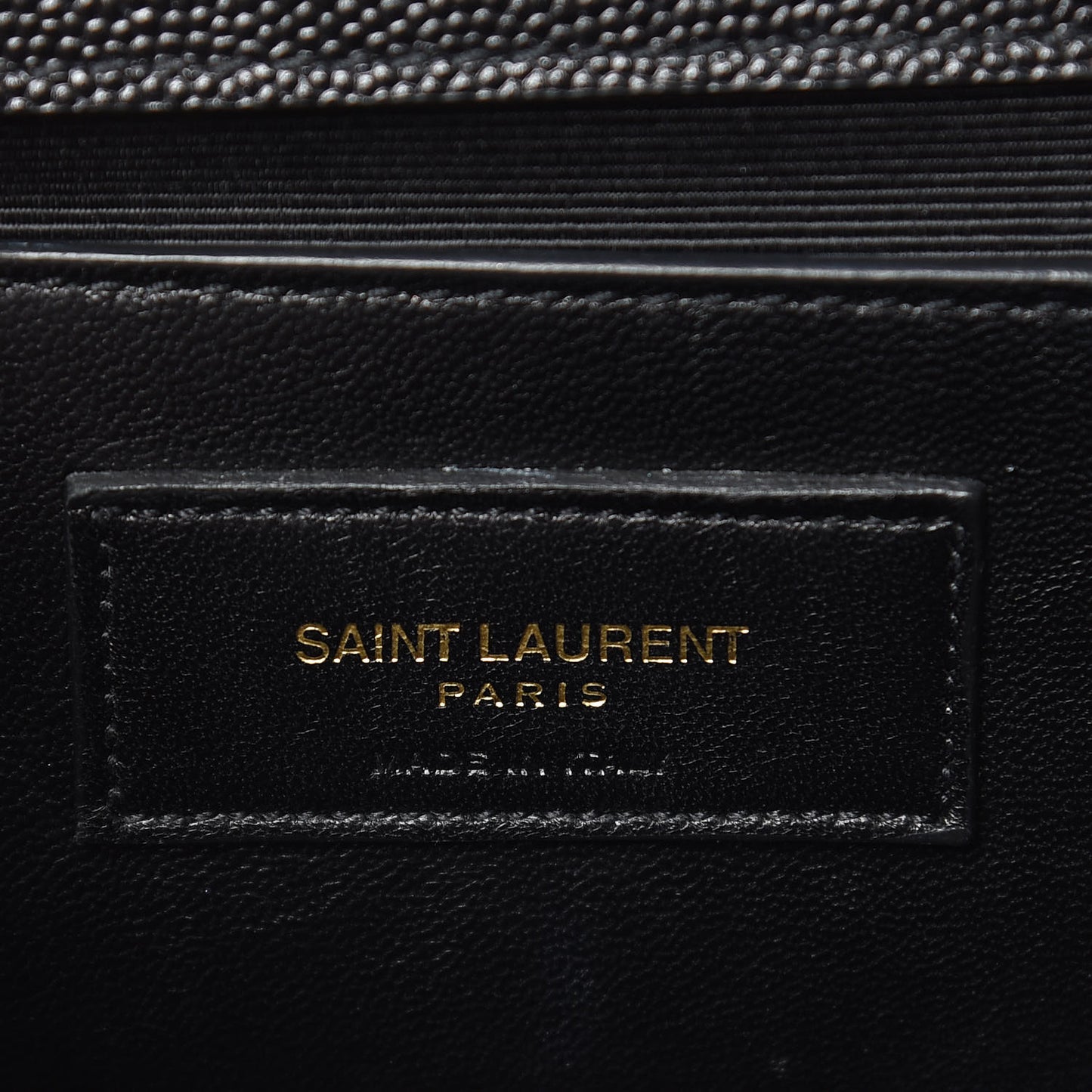 Grain De Poudre Medium Classic Monogram Kate Satchel Black