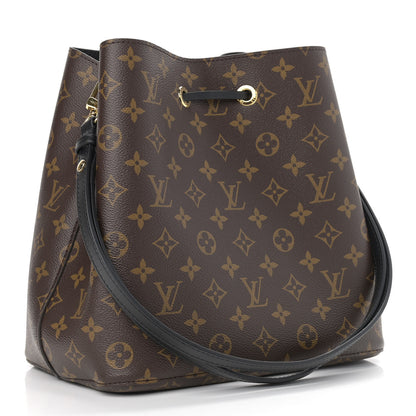 Louis Vuitton Monogram Neonoe MM Black 3 of 10