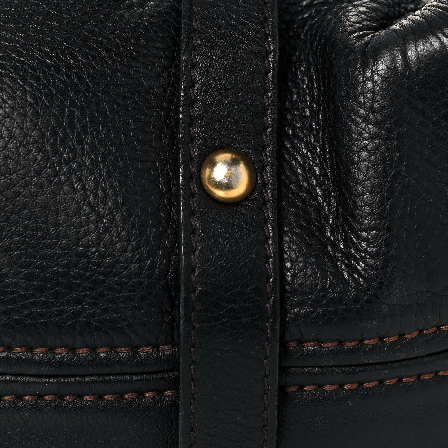 Vitello Lux Peggy Bow Tote Black