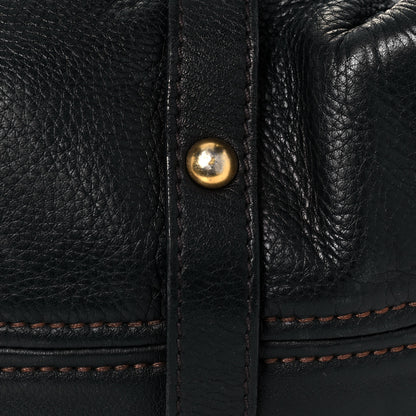 Miu Miu Vitello Lux Peggy Bow Tote Black 8 of 16
