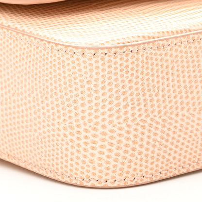 Chloe Calfskin Lizard Embossed Mini C Double Carry Biscotti Beige 7 of 8