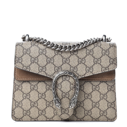 Gucci GG Supreme Monogram Mini Dionysus Shoulder Bag Taupe 1 of 13