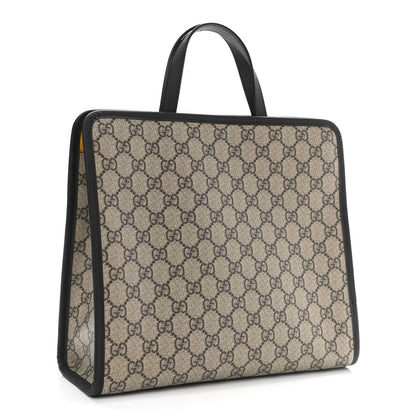 Gucci GG Supreme Monogram Childrens Chick Tote Black 3 of 10
