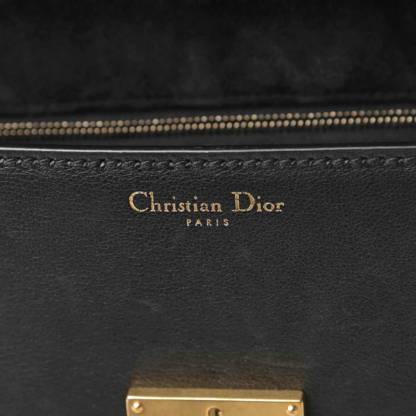 Calfskin Dioraddict Top Handle Black