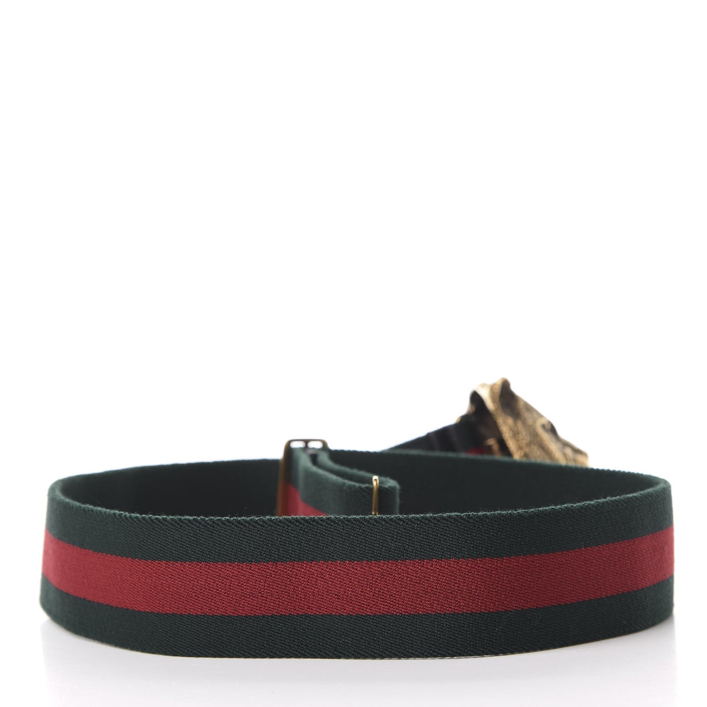 Web Feline Buckle Belt 80 32 Green Red