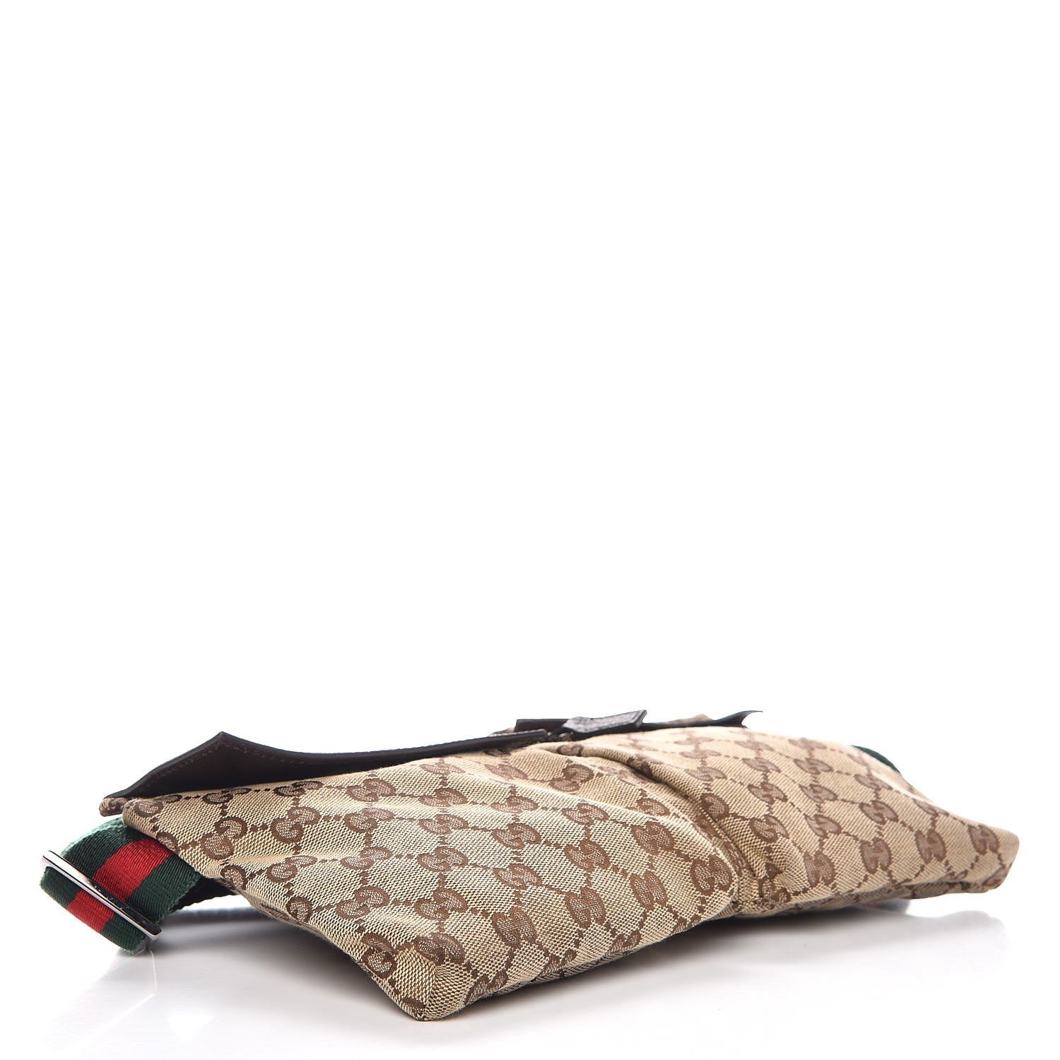 Gucci Monogram Web Belt Bag Dark Brown 4 of 9