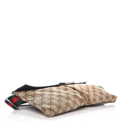Gucci Monogram Web Belt Bag Dark Brown 4 of 9